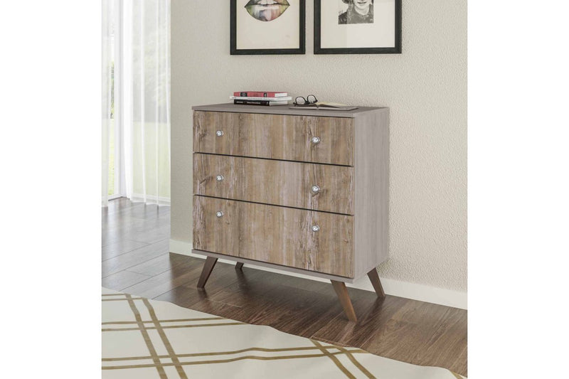 Comoda Retro 3 cajones - Electrolujo