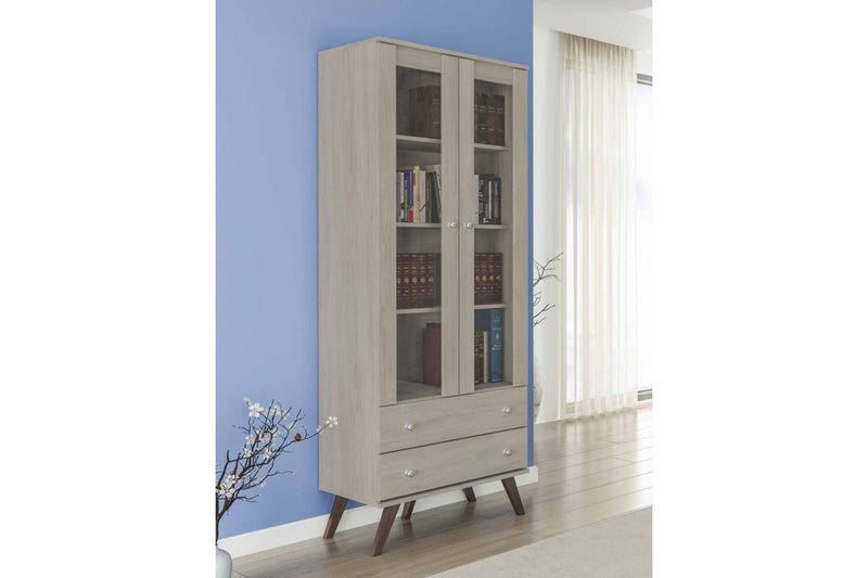 Estante Biblioteca con vidrio - Electrolujo