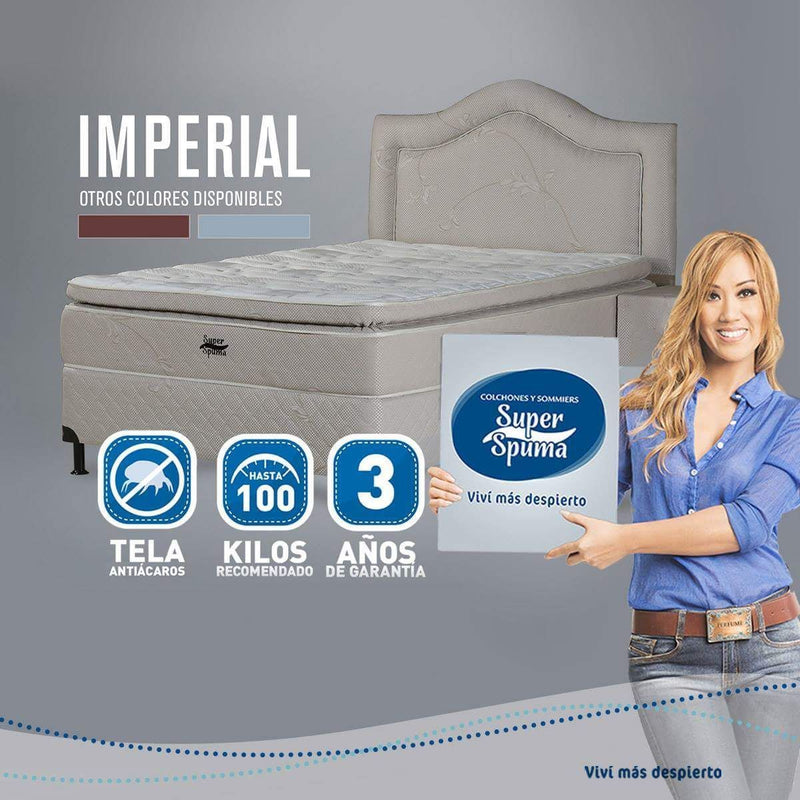 Sommier Imperial - Super Spuma - Electrolujo