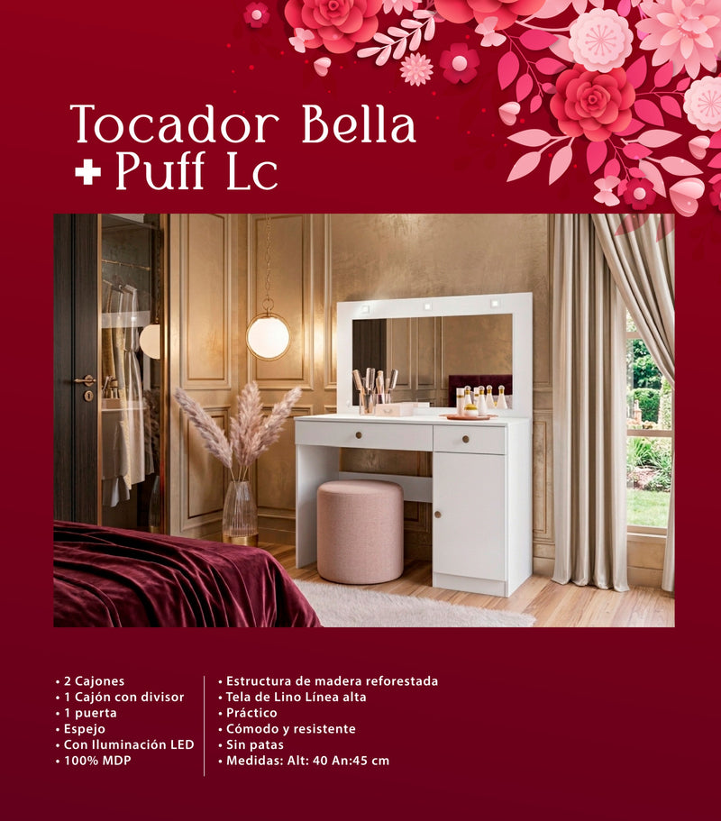Tocador  Bella - Electrolujo