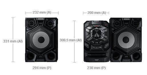 Minicomponente Samsung 6.600 W - Electrolujo